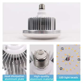 Fotografinis papildomas apšvietimas su E27 galva, 45–100W, spalvos temperatūra 2500K–9900K, 220V, modelis 000504