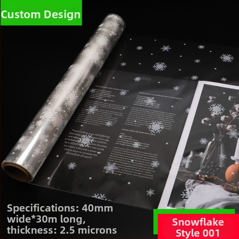 Pritaikytas BOPP įpakavimo popierius dovanoms, gėlėms ir kasdieniams poreikiams