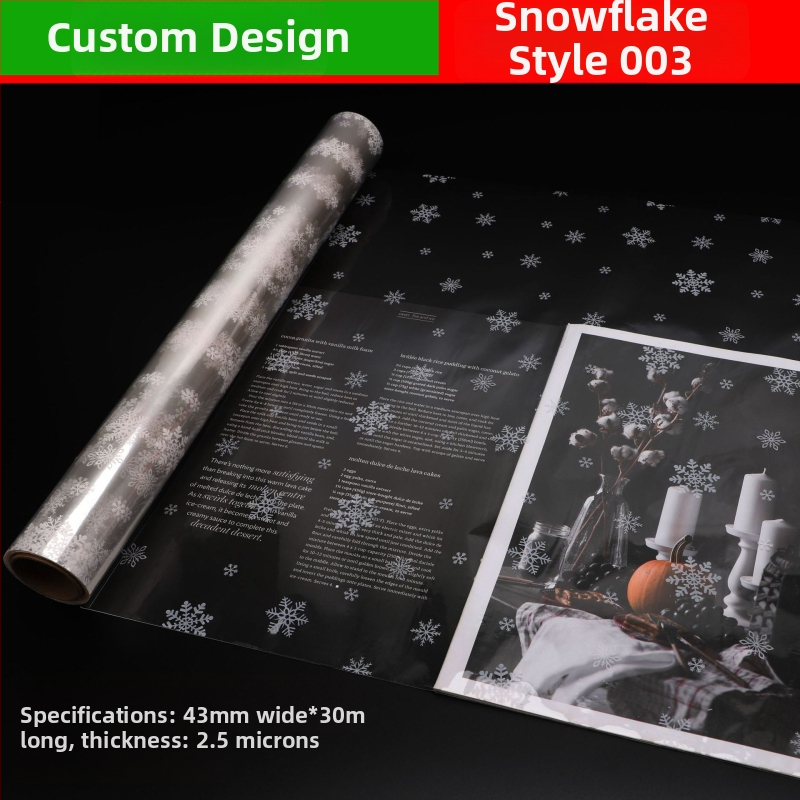 Pritaikytas BOPP įpakavimo popierius dovanoms, gėlėms ir kasdieniams poreikiams