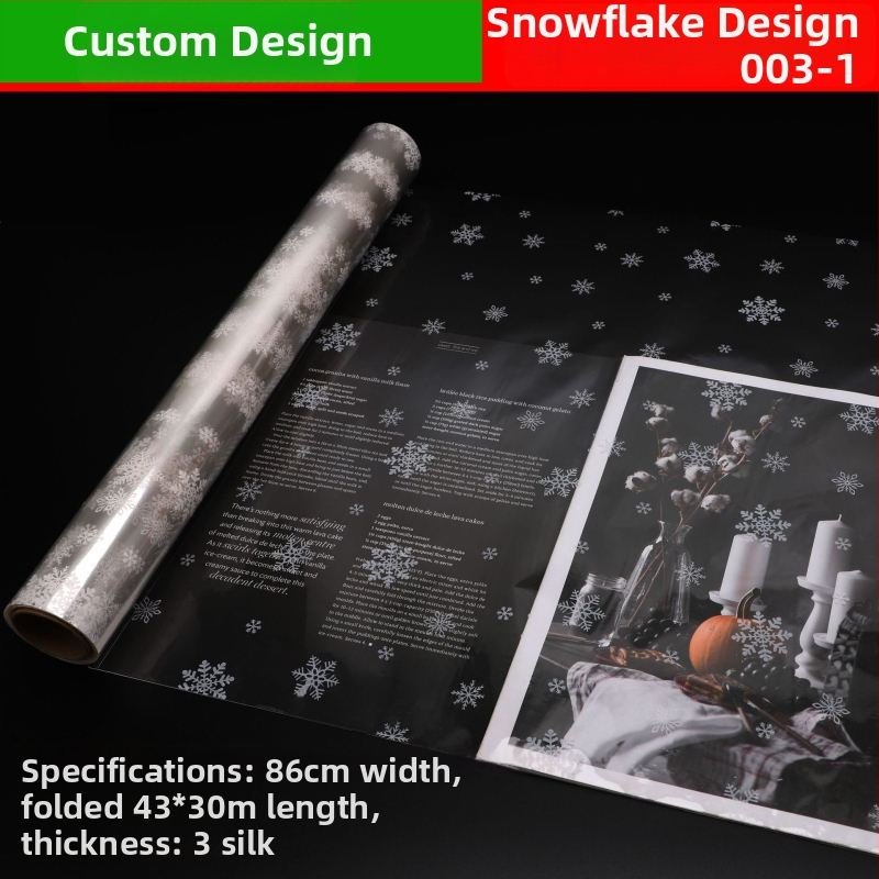 Pritaikytas BOPP įpakavimo popierius dovanoms, gėlėms ir kasdieniams poreikiams