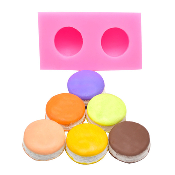 Silicone makaronu formu komplekts – apaļas cepamformas fondantam, šokolādei un cepumiem