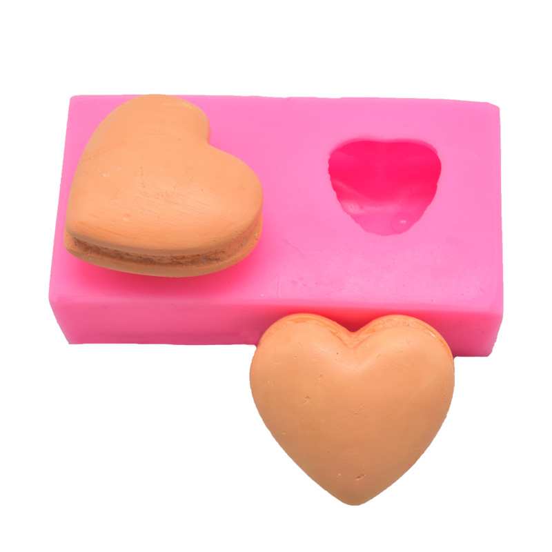 Silicone makaronu formu komplekts – apaļas cepamformas fondantam, šokolādei un cepumiem