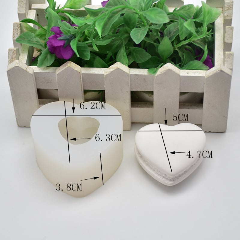 Silicone makaronu formu komplekts – apaļas cepamformas fondantam, šokolādei un cepumiem