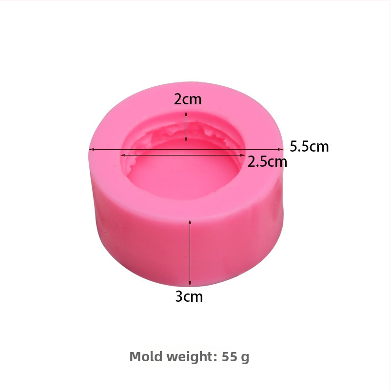 Silicone makaronu formu komplekts – apaļas cepamformas fondantam, šokolādei un cepumiem