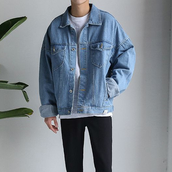 2025 nova muška džins jakna za jesen-zimu, udoban kroj, korejski stil, Harajuku inspiracija, stylish i svestran