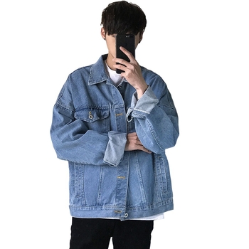 2025 nova muška džins jakna za jesen-zimu, udoban kroj, korejski stil, Harajuku inspiracija, stylish i svestran