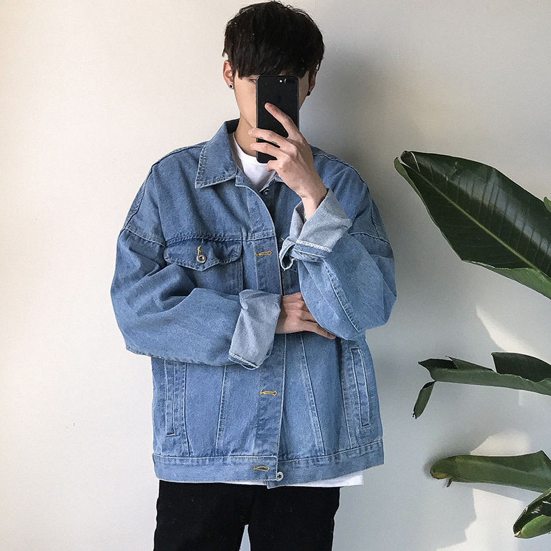 2025 nova muška džins jakna za jesen-zimu, udoban kroj, korejski stil, Harajuku inspiracija, stylish i svestran