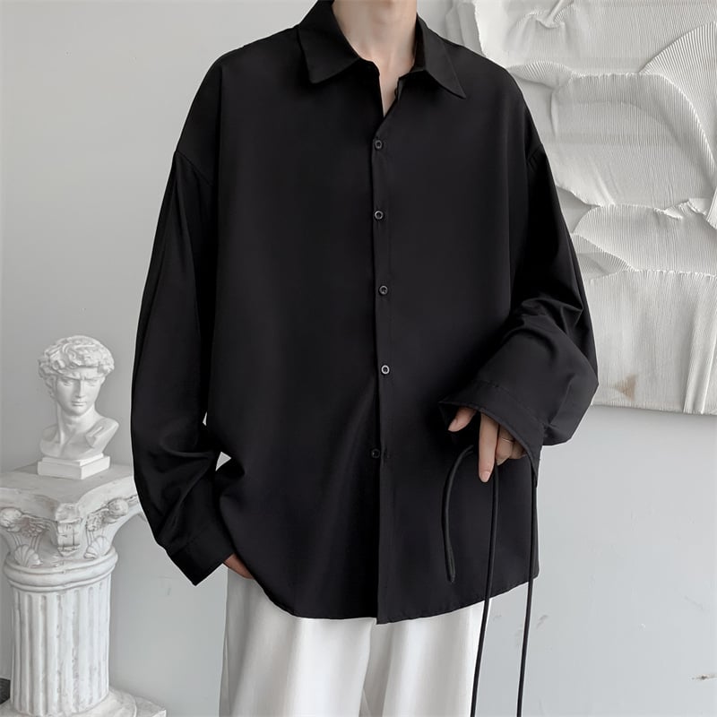 DK kolledži stiilis särk, lillemustriga, seisev krae, pikkade varrukatega, vaba lõige, polüester 71-80%