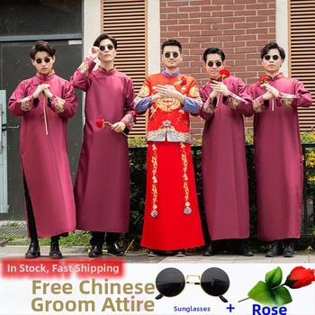 Meeste hiina stiili smokings Corduroy kangaga ja jänese karusnahk, talv 2024, mees