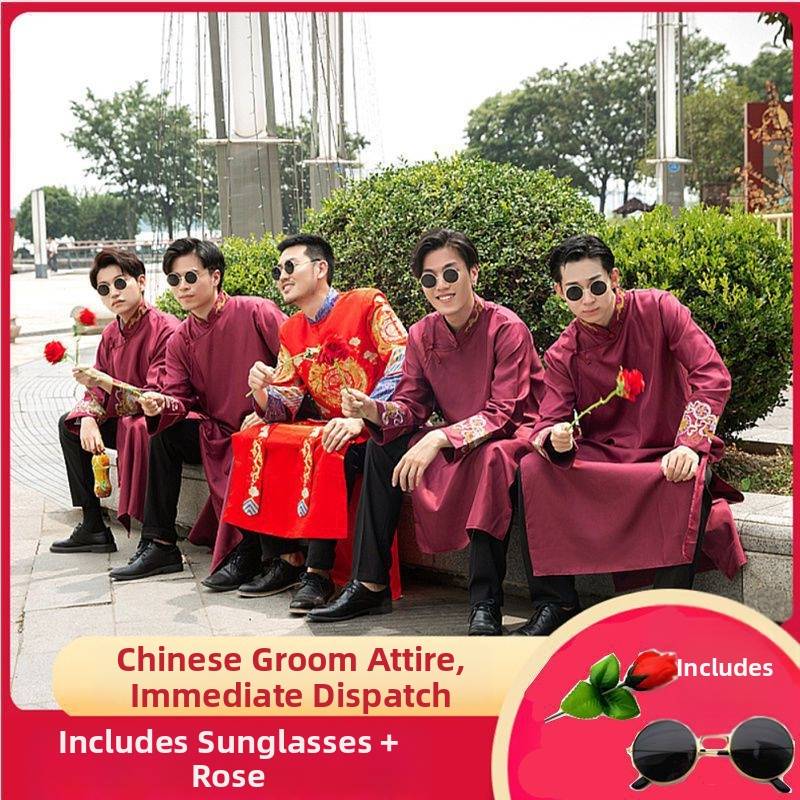 Meeste hiina stiili smokings Corduroy kangaga ja jänese karusnahk, talv 2024, mees