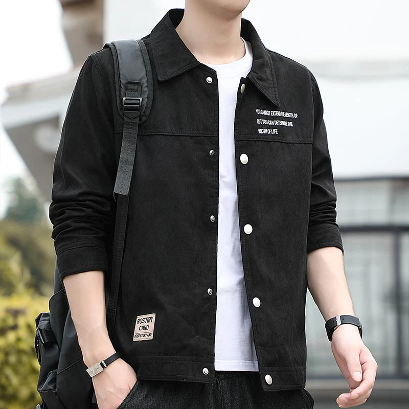 Muško velur jakna s reverom, uski kroj, jednobrodno zatvaranje, dugi rukavi, bočne džepove, casual vanjska odjeća