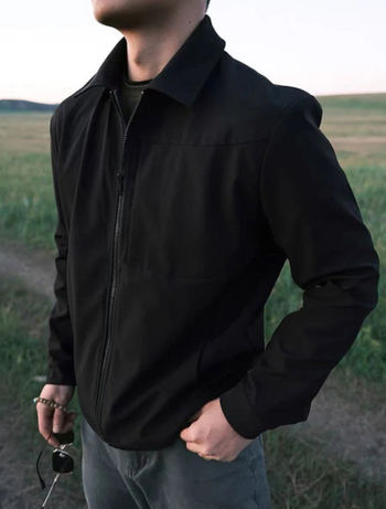 Muška jakna: najlonsko vanjsko tkanina, zip zatvarač, rever ovratnik, izlazi jesen 2025