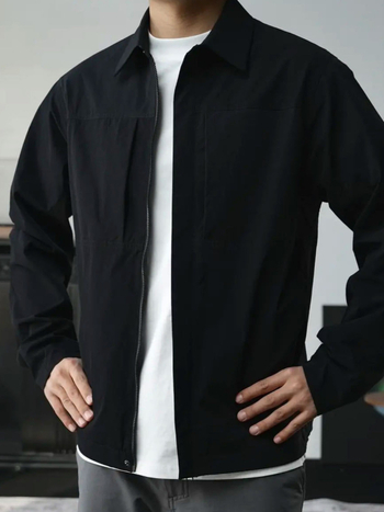 Muška jakna: najlonsko vanjsko tkanina, zip zatvarač, rever ovratnik, izlazi jesen 2025