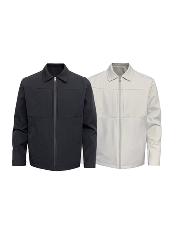 Muška jakna: najlonsko vanjsko tkanina, zip zatvarač, rever ovratnik, izlazi jesen 2025