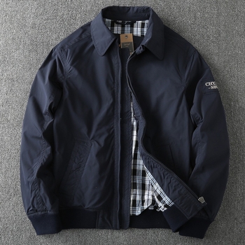 Muška Harajuku jakna s stojećim ovratnikom, zip zatvaračem, dvostrukim slojem, mrežastim uzorkom, poliesterskom smjesom
