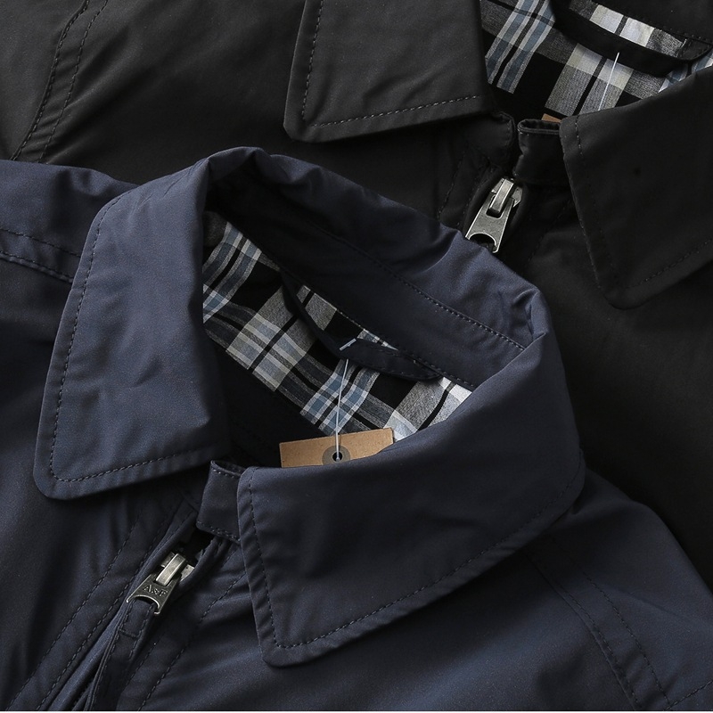 Muška Harajuku jakna s stojećim ovratnikom, zip zatvaračem, dvostrukim slojem, mrežastim uzorkom, poliesterskom smjesom