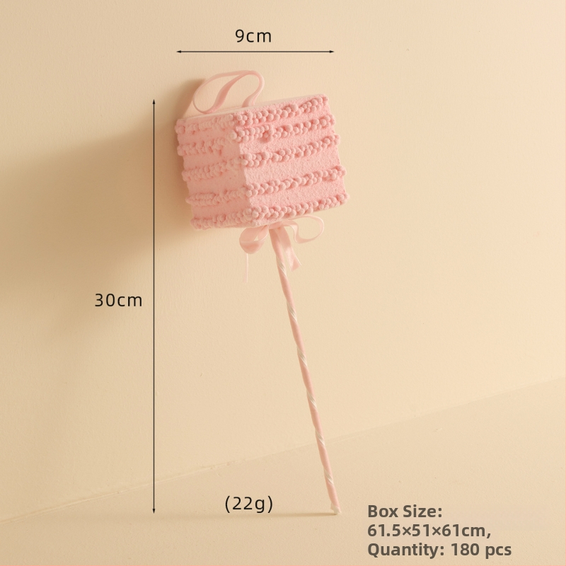 Ziemassvētku kulons ar sniega pūciņu un konfekšu nūjiņu, materiāls Bubble, Ziemassvētku stils, iepakojums atsevišķi