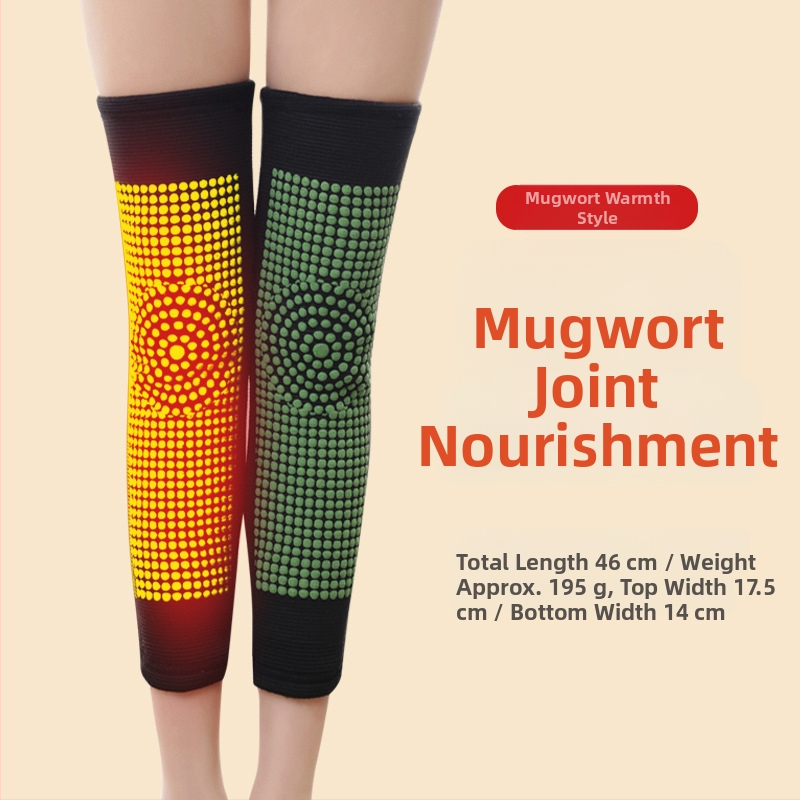 Põlve soojendav kinnitus Mugwortiga — soojusele ja liigeste kaitsele — Ruiya, Täiskasvanud, Talv 2025