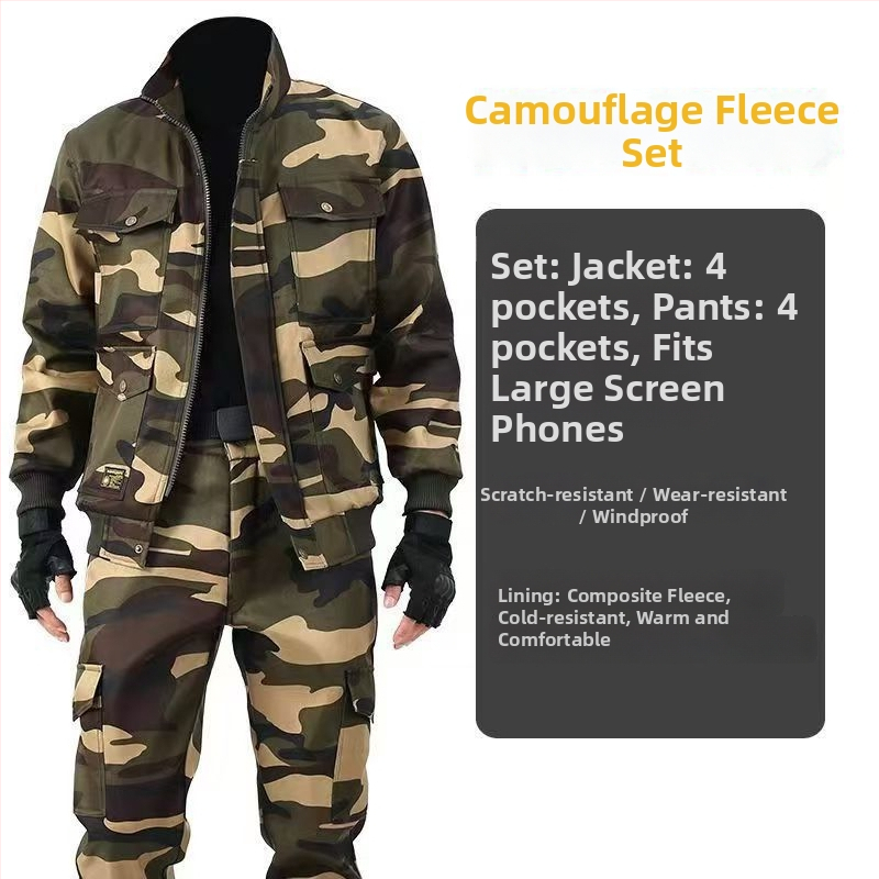 Atsparūs dilimui vyriški darbo drabužiai — nailono audinys, pagrindinis linas, suaugęs vyras, su kaklo etikete