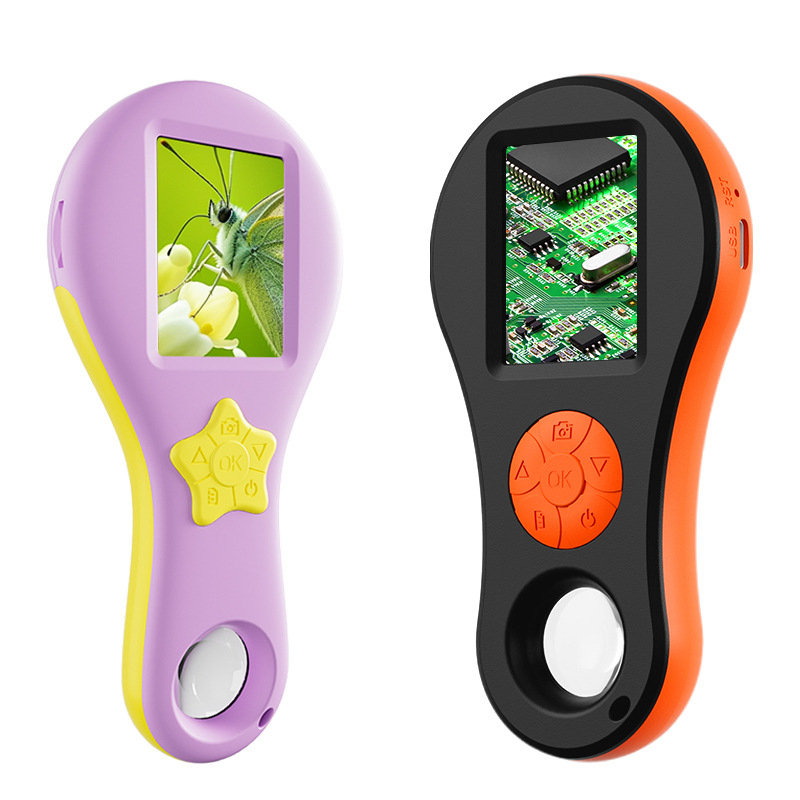 Vaikų elektroninis mikroskopas ir pramoninis didinamasis lęšis mokymams (Prekės ženklas: Kitas; Importas: Nėra; Be licencijuotų privačių ženklų)