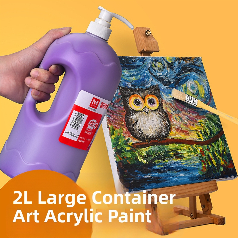 Meibang akrila sienas krāsa, 2000 ml mucā, paredzēta roku zīmētajai sienu mākslai