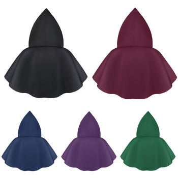 Viduramžių gobtuvinė mantija sceniniam cosplay – unisex, 100% poliesteris, cheminių pluoštų mišinys, žiemos kolekcija 2022