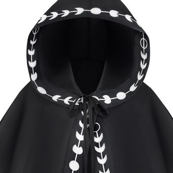 Viduramžių gobtuvinė mantija sceniniam cosplay – unisex, 100% poliesteris, cheminių pluoštų mišinys, žiemos kolekcija 2022