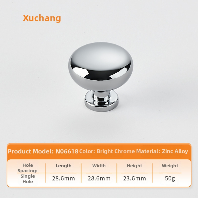 Handle de mobilier pentru dulapuri; stil european modern minimalist; aliaj de zinc; placare electrochimică; potrivit pentru dulap, dressing și dulap TV; model N06618+X01723.