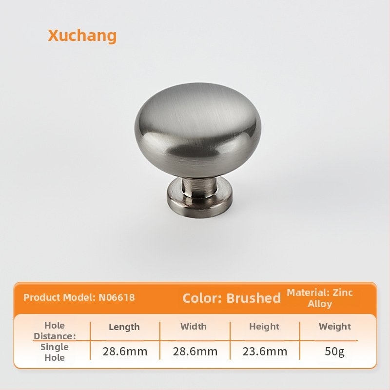 Handle de mobilier pentru dulapuri; stil european modern minimalist; aliaj de zinc; placare electrochimică; potrivit pentru dulap, dressing și dulap TV; model N06618+X01723.