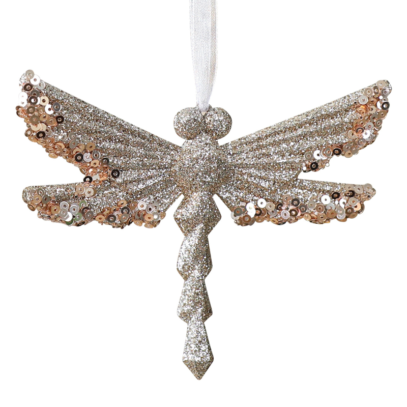 Ακρυλικά διακοσμητικά για χριστουγεννιάτικο δέντρο με μενταγιόν-χιονονιφάδα – κορεατικό στυλ, εκλεπτυσμένο, ελαφρύ πολυτελές