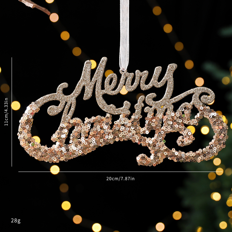 Ακρυλικά διακοσμητικά για χριστουγεννιάτικο δέντρο με μενταγιόν-χιονονιφάδα – κορεατικό στυλ, εκλεπτυσμένο, ελαφρύ πολυτελές