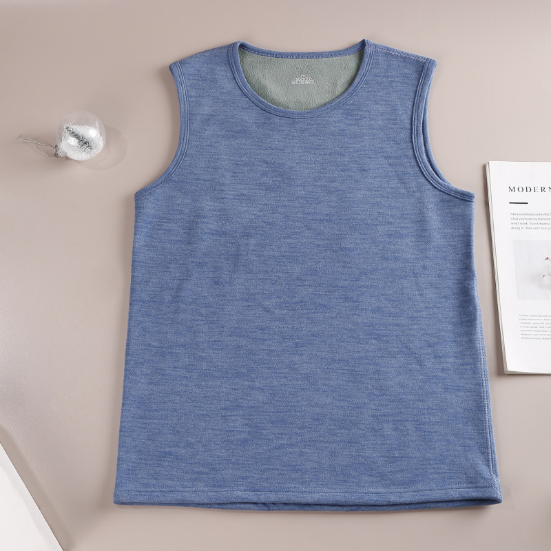 Meeste termovest fliisi vooderdusega, Oli velvet kangas, ekstra paks (301–350 g/m²), kapuutsiga, sobib baas- või väline riietus