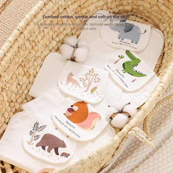 Vaikų medvilninis rankšluostis su karikatūrų dizainu, spauda ir paprastas audimas, pritaikomas