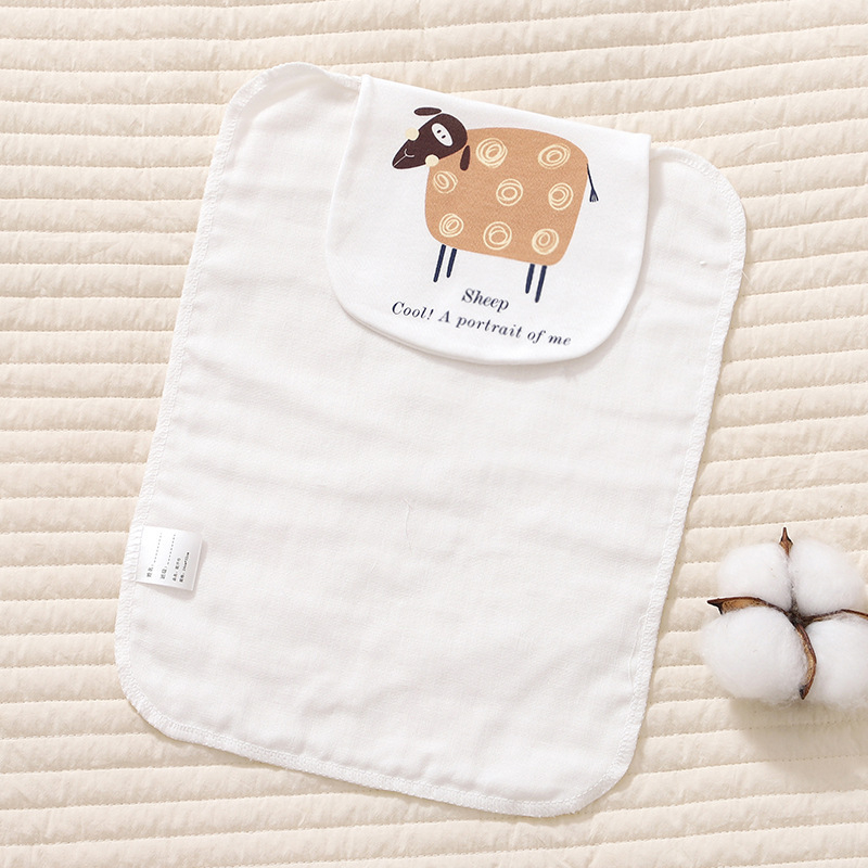 Vaikų medvilninis rankšluostis su karikatūrų dizainu, spauda ir paprastas audimas, pritaikomas