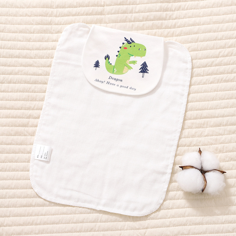 Vaikų medvilninis rankšluostis su karikatūrų dizainu, spauda ir paprastas audimas, pritaikomas