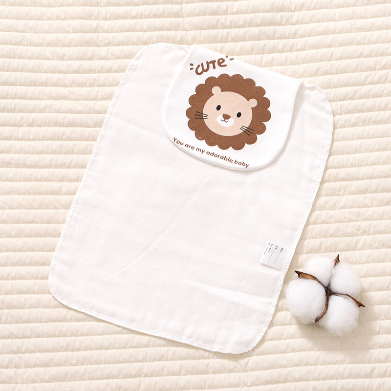 Vaikų medvilninis rankšluostis su karikatūrų dizainu, spauda ir paprastas audimas, pritaikomas