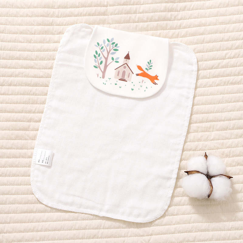 Vaikų medvilninis rankšluostis su karikatūrų dizainu, spauda ir paprastas audimas, pritaikomas