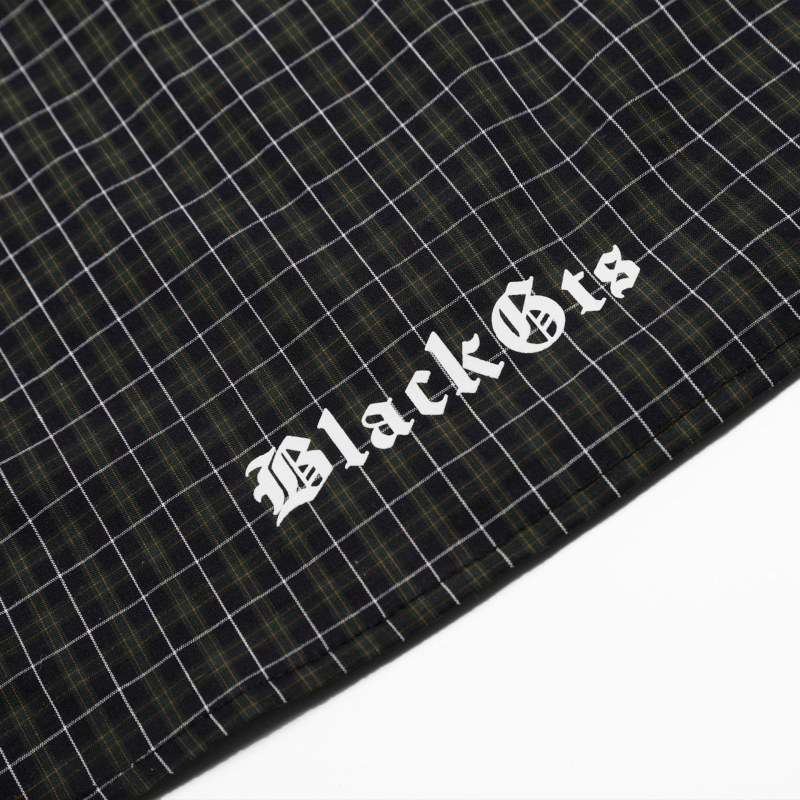 Helmestega ruuduline särk-jakk, 100% puuvill, hingav, pikkade varrukatega, vaba lõige, kevad-sügis