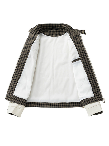 Pánska bunda: voľný strih, golier, zips, brusené tkaniny; zmes syntetických vlákien, 100% polyester; podšívka 100% polyester; bočné vrecká; jesenný model