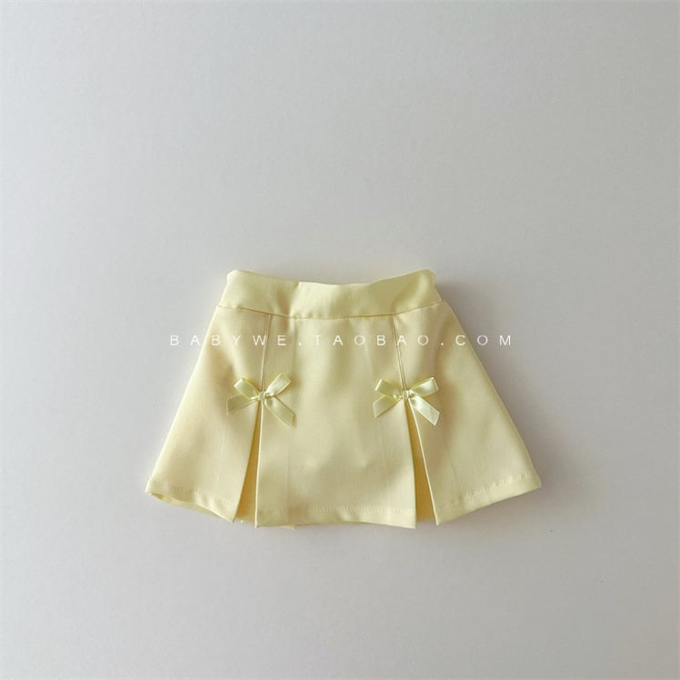 Vaikiškas sijonas - klostuotas, korėjietiško stiliaus, medvilnė, amžiaus grupė 1–3 metai