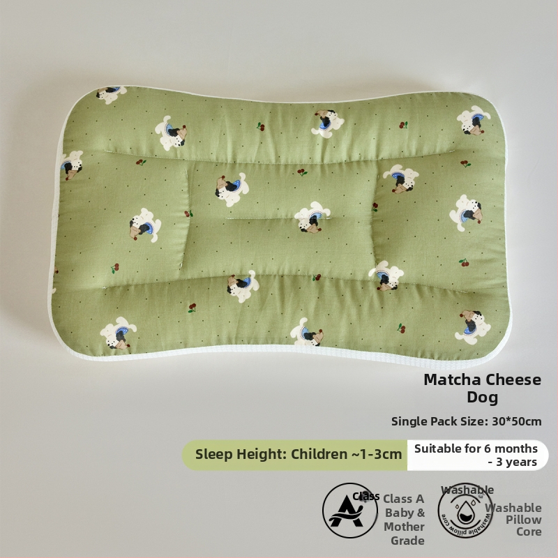 LIFE HOME Vaikų kaklo palaikymo miego pagalvė – aukštis 3–7 cm, poliesterio pluošto užpildas, svoris 0–0,5 kg