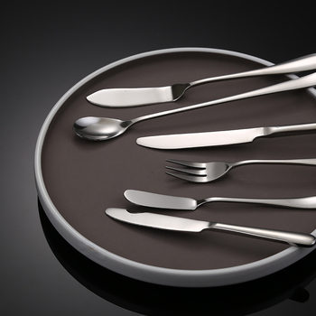 Nerūdijančio plieno peilių, šaukštų ir šakelių rinkinys – vienalytis dizainas, šiuolaikiškas ir paprastas stilius, specifikacijos 888