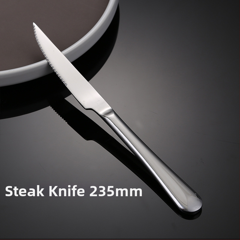 Nerūdijančio plieno peilių, šaukštų ir šakelių rinkinys – vienalytis dizainas, šiuolaikiškas ir paprastas stilius, specifikacijos 888