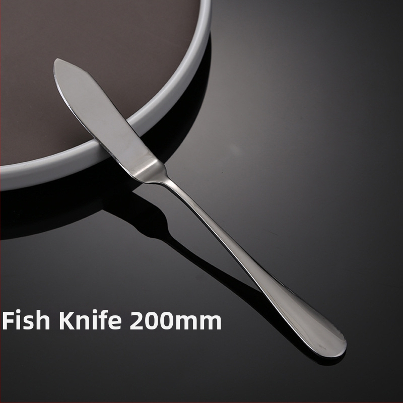 Nerūdijančio plieno peilių, šaukštų ir šakelių rinkinys – vienalytis dizainas, šiuolaikiškas ir paprastas stilius, specifikacijos 888