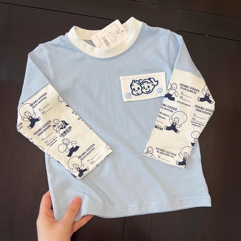 Jachetă pentru copii din bumbac (Unisex, Toamnă, Guler rever, Mâneci lungi, Vârsta 3–8 ani)