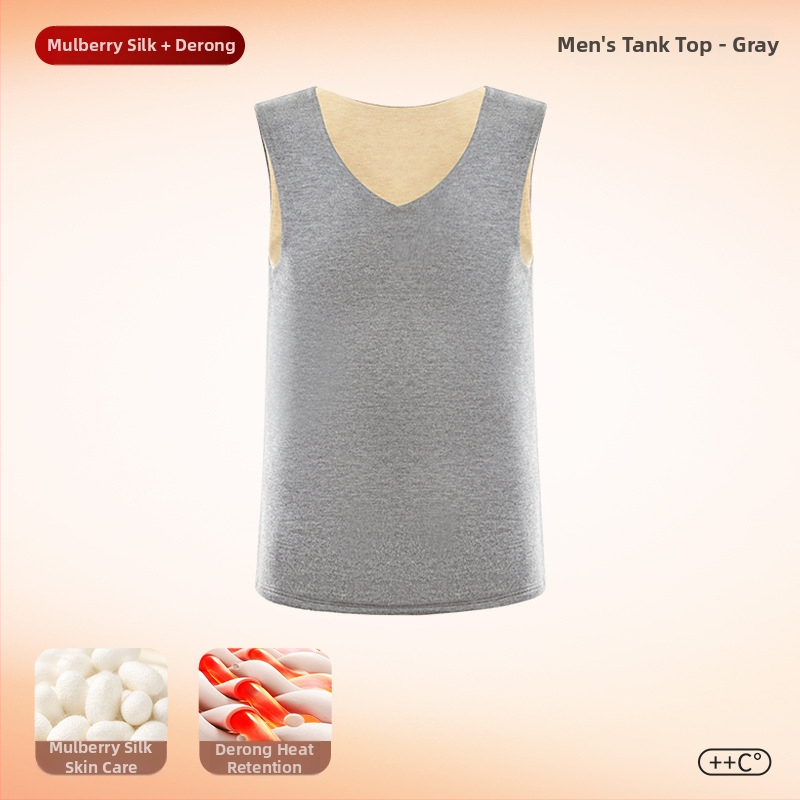 Termilise soojendusega vest antibakteriaalsete omadustega, kahekihiline polüestri kangas