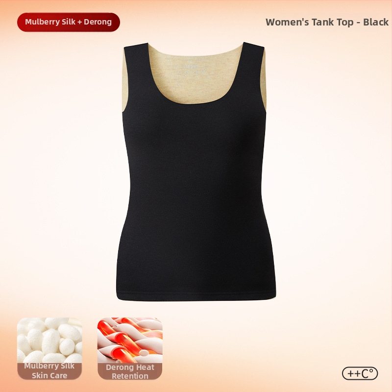 Termilise soojendusega vest antibakteriaalsete omadustega, kahekihiline polüestri kangas