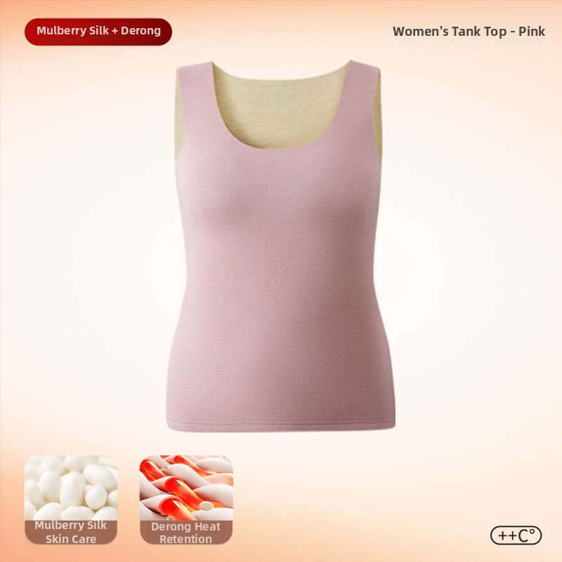 Termilise soojendusega vest antibakteriaalsete omadustega, kahekihiline polüestri kangas