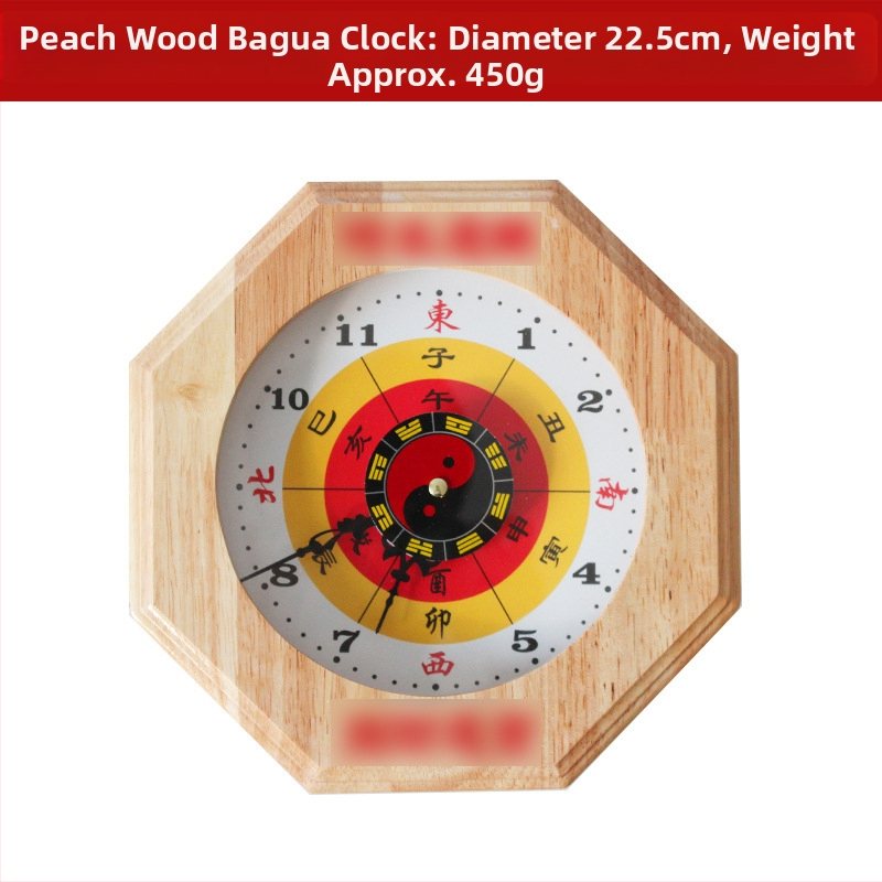 Medinis sieninis laikrodis su keturių metų laikų motyvu, tradicinis liaudies dizainas, 600 g, Xuanyi