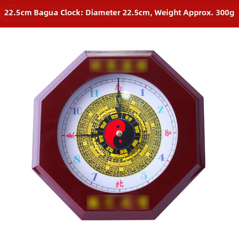 Medinis sieninis laikrodis su keturių metų laikų motyvu, tradicinis liaudies dizainas, 600 g, Xuanyi